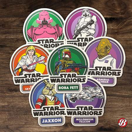 Star Warriors - Stickers Set 1